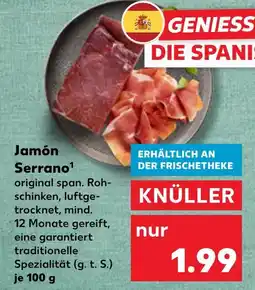 Kaufland Jamón serrano Angebot