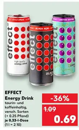 Kaufland Effect energy drink Angebot