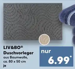 Kaufland Liv&bo duschvorleger Angebot