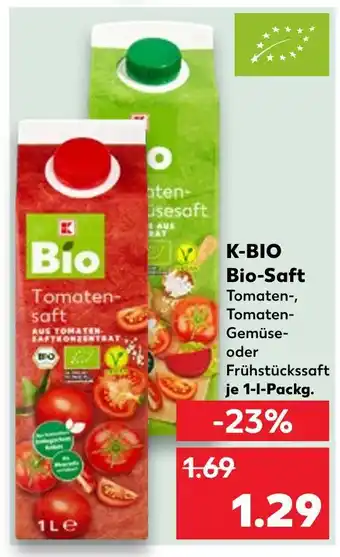 Kaufland K-bio bio-saft Angebot