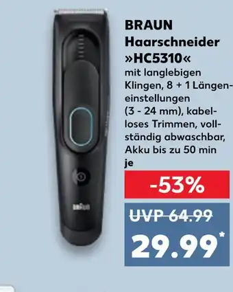 Kaufland Braun haarschneider hc5310 Angebot