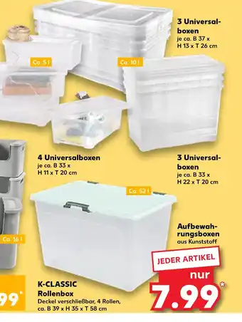 Kaufland K-classic rollenbox Angebot