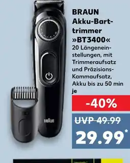 Kaufland Braun akku-bart-trimmer bt3400 Angebot