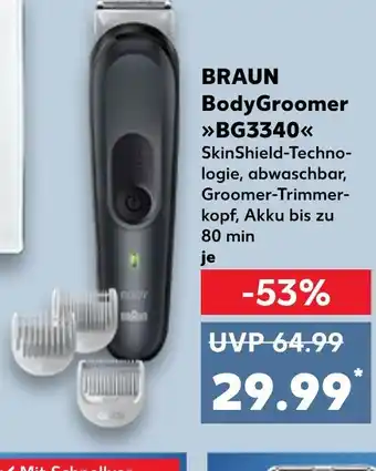 Kaufland Braun bodygroomer bg3340 Angebot