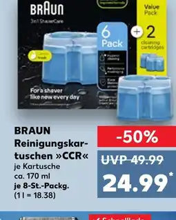 Kaufland Braun reinigungskartuschen ccr Angebot