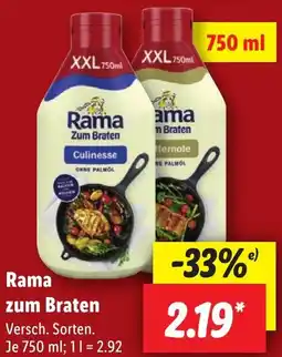 Lidl Rama zum Braten Angebot