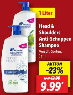 Lidl Head & Shoulders Anti-Schuppen Shampoo Angebot