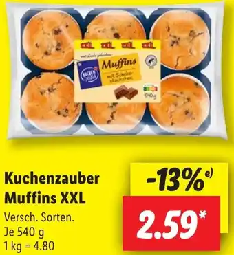 Lidl Kuchenzauber Muffins XXL Angebot