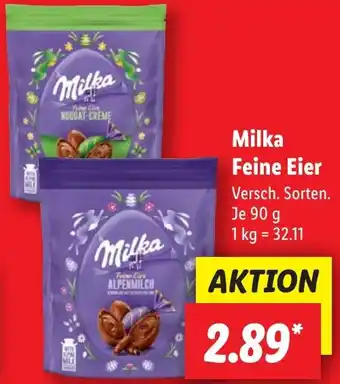 Lidl Milka Feine Eier Angebot