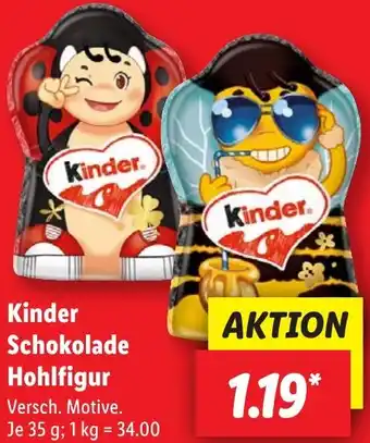 Lidl Kinder Schokolade Hohlfigur Angebot