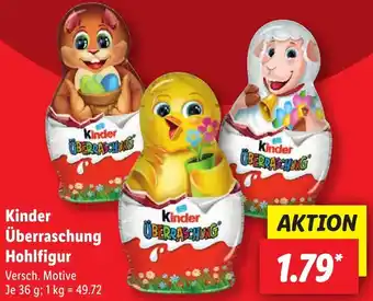 Lidl Kinder Überraschung Hohlfigur Angebot