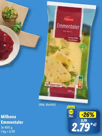 Lidl Milbona Emmentaler Angebot