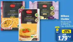 Lidl Milbona Cheddar Angebot