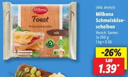 Lidl Milbona Schmelzkäsescheiben Angebot