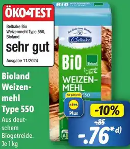 Lidl Bioland Weizenmehl Type 550 Angebot