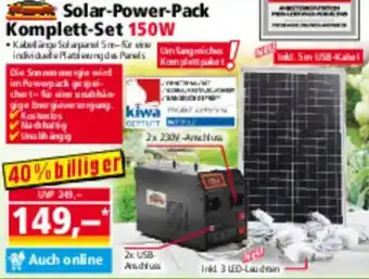 Norma Solar-Power-Pack Komplett-Set 150W Angebot