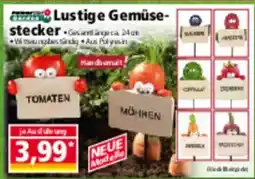 Norma Powertec Garden Lustige Gemüsestecker Angebot