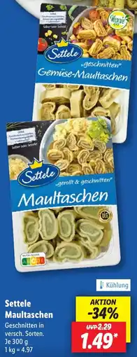 Lidl Settele Maultaschen Angebot