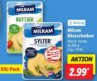 Lidl Milram Käsescheiben Angebot