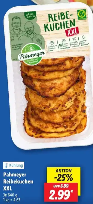 Lidl Pahmeyer Reibekuchen XXL Angebot