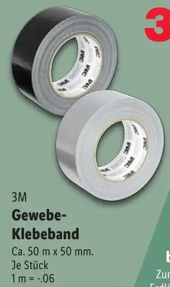 Lidl 3M Gewebe Klebeband Angebot