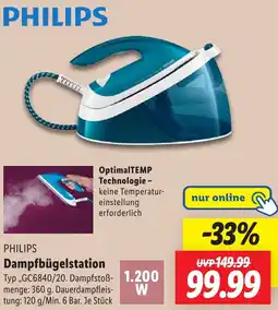 Lidl PHILIPS Dampfbügelstation Angebot