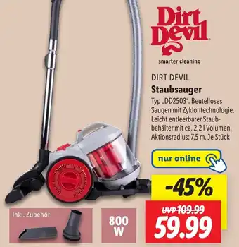 Lidl DIRT DEVIL Staubsauger Angebot