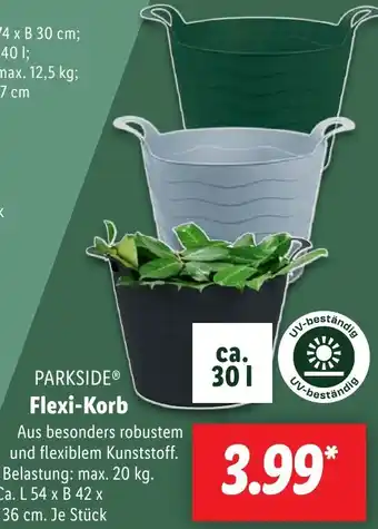 Lidl PARKSIDE Flexi-Korb Angebot