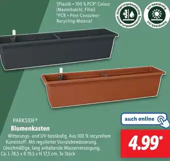 Lidl PARKSIDE Blumenkasten Angebot