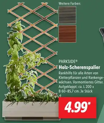 Lidl PARKSIDE Holz-Scherenspalier Angebot