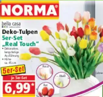 Norma bella casa Deko-Tulpen 5er-Set ,,Real Touch" Angebot