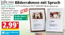 Norma bella casa Bilderrahmen mit Spruch Angebot