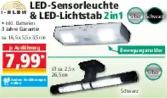 Norma LED-Sensorleuchte & LED-Lichtstab 2in1 Angebot