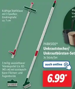 Lidl PARKSIDE Unkrautstecher/ Unkrautbürsten-Set Angebot