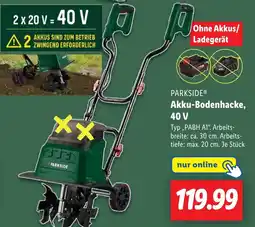 Lidl PARKSIDE Akku-Bodenhacke, 40 V Angebot