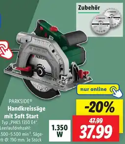 Lidl PARKSIDE Handkreissäge mit Soft Start Angebot