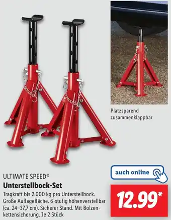 Lidl ULTIMATE SPEED Unterstellbock-Set Angebot