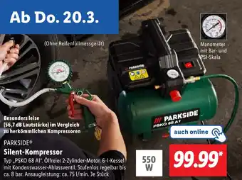 Lidl PARKSIDE Silent-Kompressor Angebot