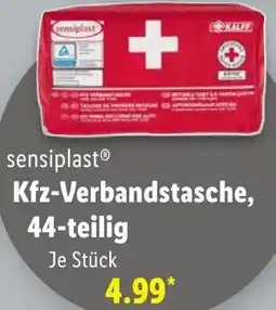 Lidl Sensiplast Kfz-Verbandstasche, 44-teilig Angebot