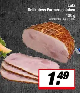 L. STROETMANN GROSSMARKT Lutz Delikatess Farmerschinken Angebot