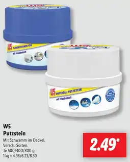 Lidl W5 Putzstein Angebot