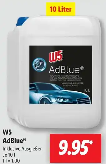 Lidl W5 AdBlue Angebot