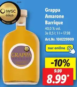 Lidl Grappa Amarone Barrique Angebot