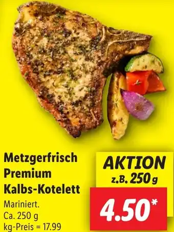 Lidl Metzgerfrisch Premium Kalbs-Kotelett Angebot