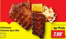 Lidl Grillmeister Schweine Spare Ribs Angebot