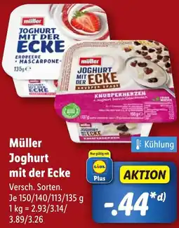 Lidl Müller Joghurt mit der Ecke Angebot