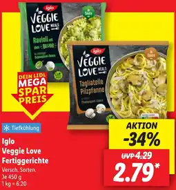 Lidl Iglo Veggie Love Fertiggerichte Angebot