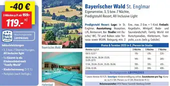 Lidl Bayerischer Wald St. Englmar Angebot