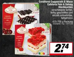 L. STROETMANN GROSSMARKT Conditorei Coppenrath & Wiese Cafeteria Fein & Sahnig Blechkuchen Angebot