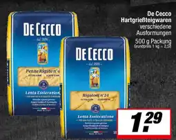 L. STROETMANN GROSSMARKT De Cecco Hartgrieẞteigwaren Angebot